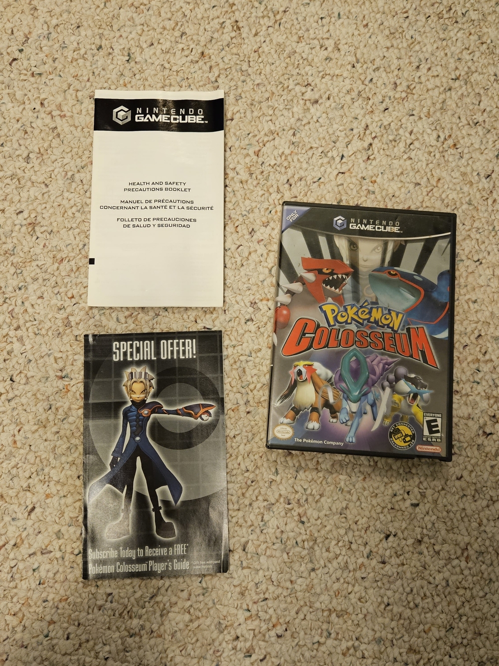 Nintendo Gamecube Pokémon Colosseum - TESTED & WORKS